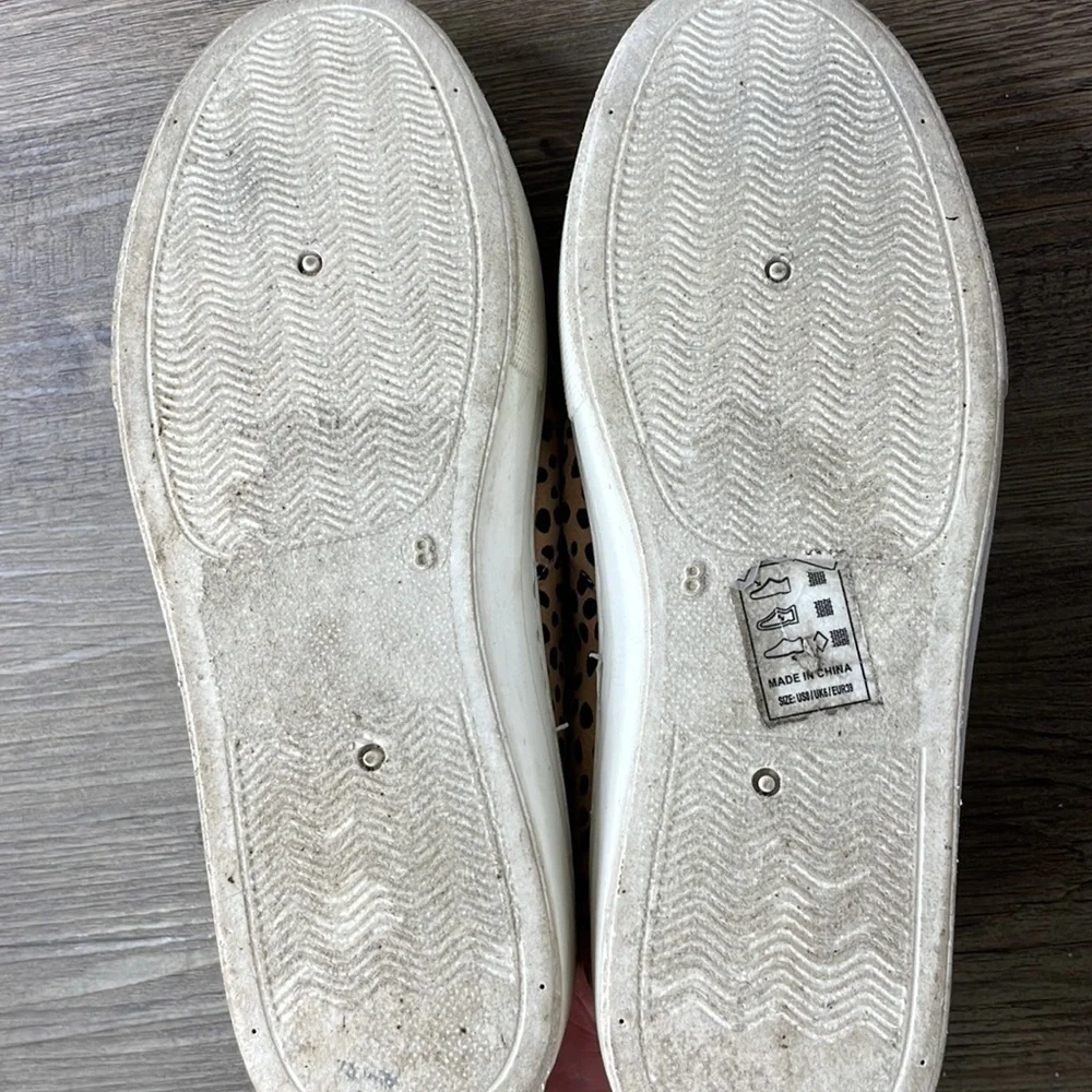 Qupid Women’s Platform Casual Animal Print Slip On Shoes-Leopard Print, size 8 - Picture 6 of 7